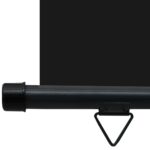 vidaXL Bočná markíza na balkón 100x250 cm, čierna – Obrázok 9
