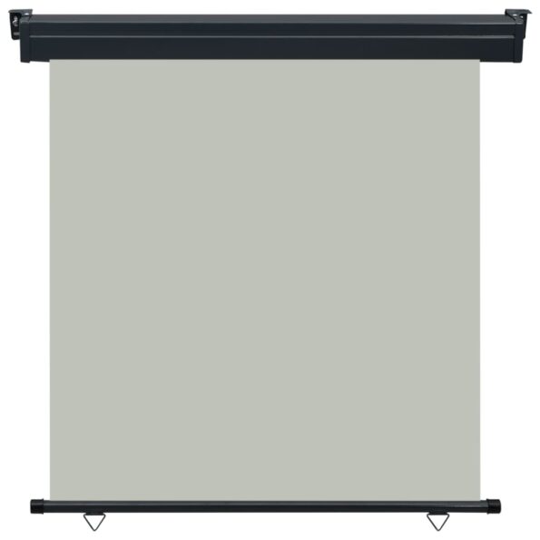 vidaXL Bočná markíza na balkón 170x250 cm sivá – Obrázok 2