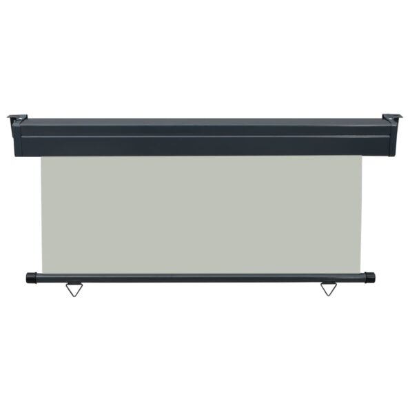 vidaXL Bočná markíza na balkón 170x250 cm sivá – Obrázok 4