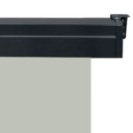 vidaXL Bočná markíza na balkón 170x250 cm sivá – Obrázok 7