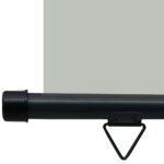 vidaXL Bočná markíza na balkón 170x250 cm sivá – Obrázok 8