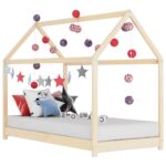 vidaXL Detský posteľný rám 70x140 cm borovicový masív – Obrázok 2