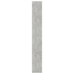 vidaXL Knižnica, 5 políc, betónovo sivá 40x24x175 cm, kompozitné drevo – Obrázok 5