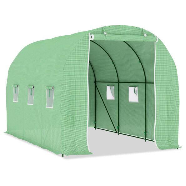 vidaXL Skleník 6,86 m² 3,43x2x2 cm – Obrázok 2