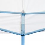 vidaXL Skladací párty stan s bočnými stenami 3x6 m oceľový biely – Obrázok 5