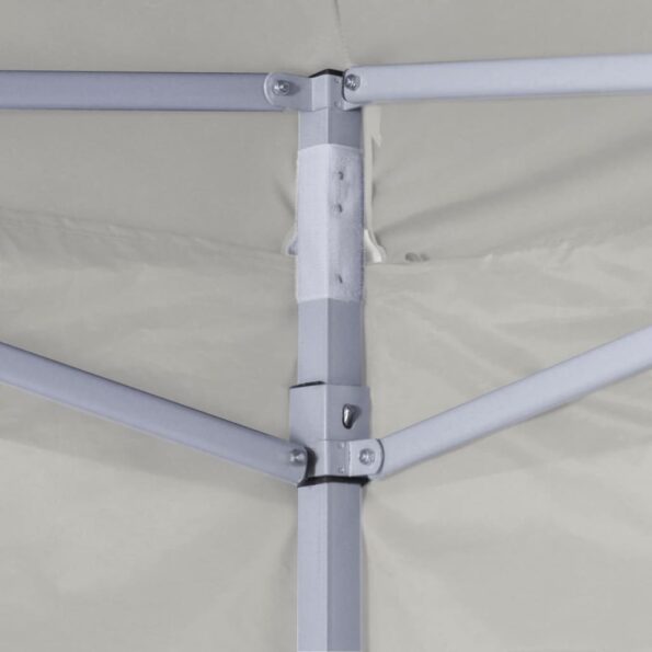 vidaXL Profesionálny skladací párty stan+4 steny 2x2 m, oceľ, krémový – Obrázok 2