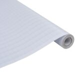 vidaXL Okenná fólia matná dizajn s pruhmi 0,9x50 m PVC – Obrázok 7