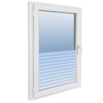 vidaXL Okenná fólia matná dizajn s pruhmi 0,9x50 m PVC – Obrázok 8