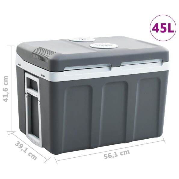 vidaXL Prenosný termoelektrický chladiaci box 40 l 12 V 230 V E – Obrázok 12