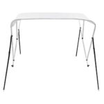 vidaXL Strieška Bimini s 3 oblúkmi, biela 183x180x137 cm – Obrázok 5