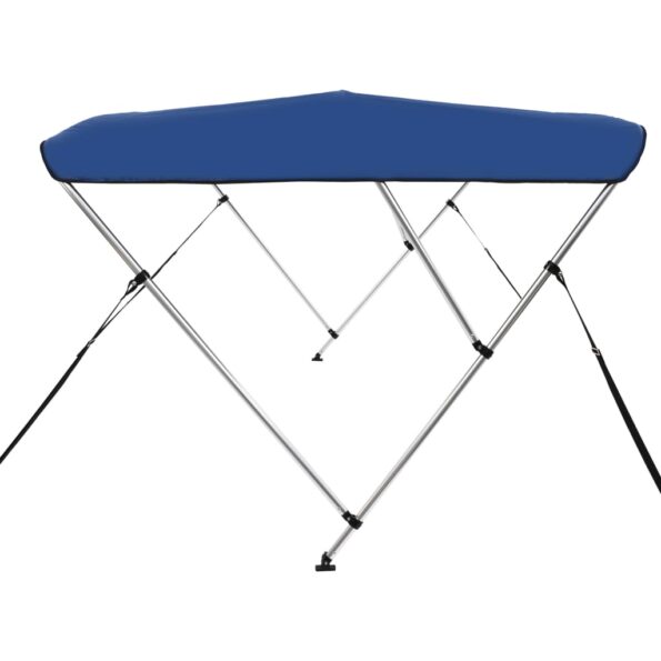 vidaXL Strieška Bimini s 3 oblúkmi, modrá 183x140x137 cm – Obrázok 6