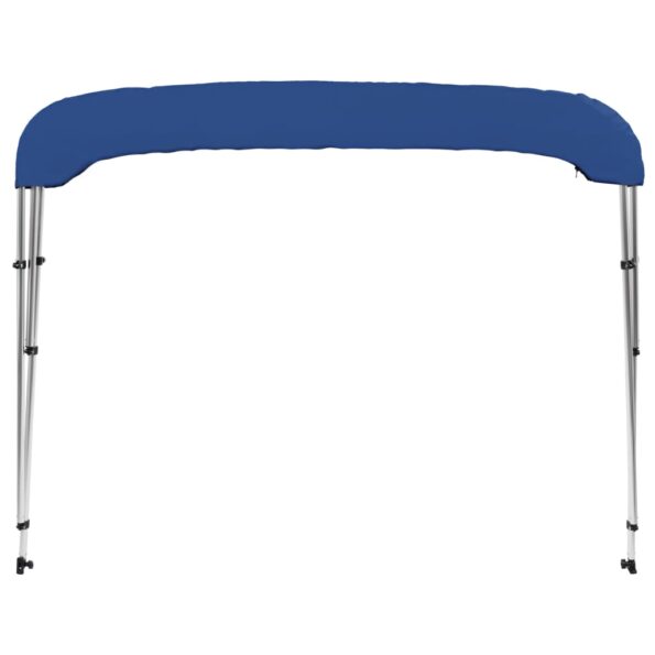 vidaXL Strieška Bimini s 3 oblúkmi, modrá 183x140x137 cm – Obrázok 7