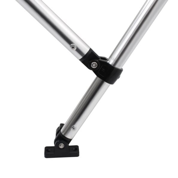 vidaXL Strieška Bimini s 3 oblúkmi, modrá 183x140x137 cm – Obrázok 9