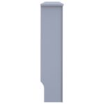vidaXL Kryt na radiátor antracitový 152x19x81,5 cm MDF – Obrázok 4