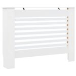 vidaXL Kryty na radiátor 2 ks biele 112x19x81,5 cm MDF – Obrázok 3