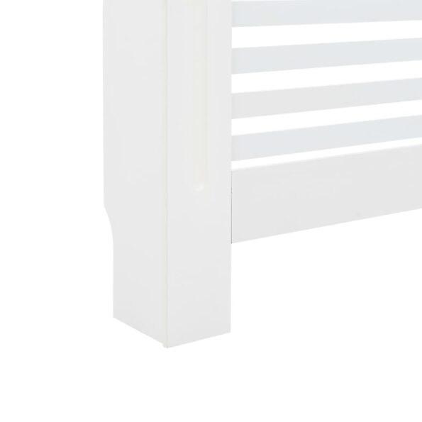 vidaXL Kryty na radiátor 2 ks biele 112x19x81,5 cm MDF – Obrázok 7