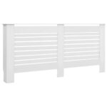 vidaXL Kryty na radiátor 2 ks biele 172x19x81,5 cm MDF – Obrázok 3