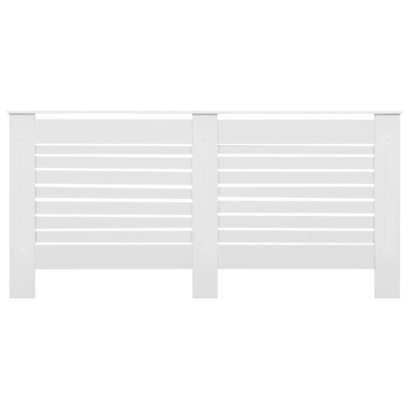 vidaXL Kryty na radiátor 2 ks biele 172x19x81,5 cm MDF – Obrázok 4