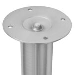 vidaXL Teleskopické stolové nohy 4 ks nerezová oceľ 710 mm-1100 mm – Obrázok 4