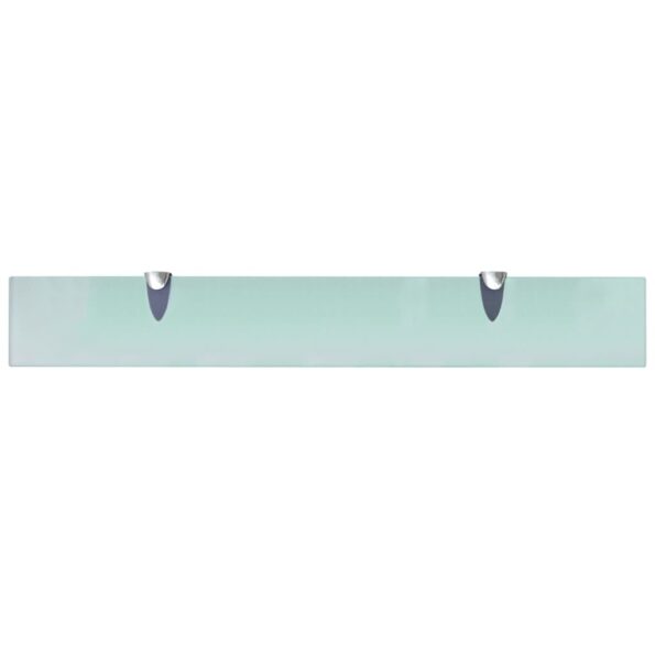 vidaXL Nástenná polička 2 ks sklo 70x10 cm 8 mm – Obrázok 4