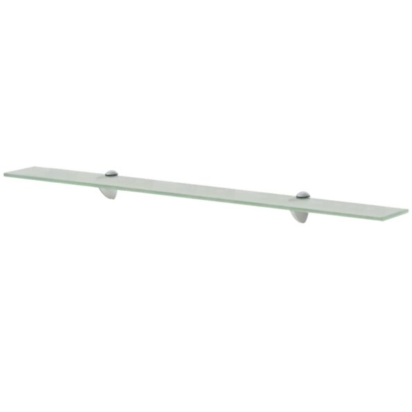 vidaXL Nástenná polička 2 ks sklo 90x10 cm 8 mm – Obrázok 2
