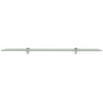 vidaXL Nástenná polička 2 ks sklo 90x10 cm 8 mm – Obrázok 3