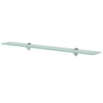 vidaXL Nástenná polička 2 ks sklo 80x20 cm 8 mm – Obrázok 2