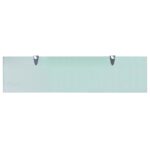 vidaXL Nástenná polička 2 ks sklo 80x20 cm 8 mm – Obrázok 4