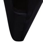 vidaXL Návleky na stoličku čierne 18 ks naťahovacie – Obrázok 6