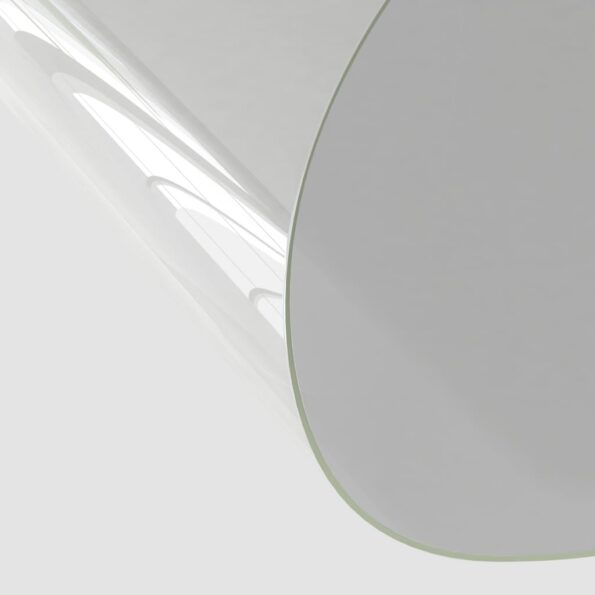 vidaXL Chránič na stôl priehľadný Ø 80 cm 2 mm PVC – Obrázok 3
