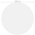 vidaXL Chránič na stôl priehľadný Ø 100 cm 1,6 mm PVC – Obrázok 5