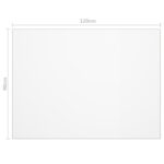 vidaXL Chránič na stôl, matný 120x90 cm, 1,6 mm, PVC – Obrázok 6