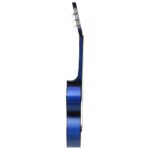 vidaXL 12-dielna klasická gitarová sada pre začiatočníkov modrá 4/4 39" – Obrázok 8