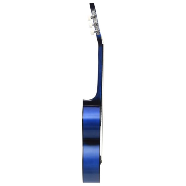 vidaXL 12-dielna klasická gitarová sada pre začiatočníkov modrá 4/4 39" – Obrázok 8