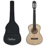 vidaXL 8-dielna klasická gitarová sada pre deti, začiatočníkov 1/2 34"