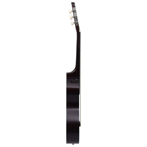 vidaXL Klasická gitara pre začiatočníkov a deti 1/2 34" lipové drevo – Obrázok 3