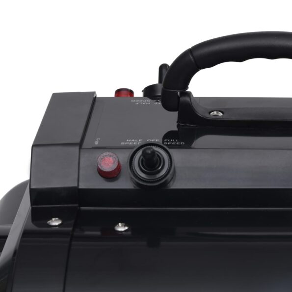 vidaXL Fén pre psov dvojitý motor čierny – Obrázok 2