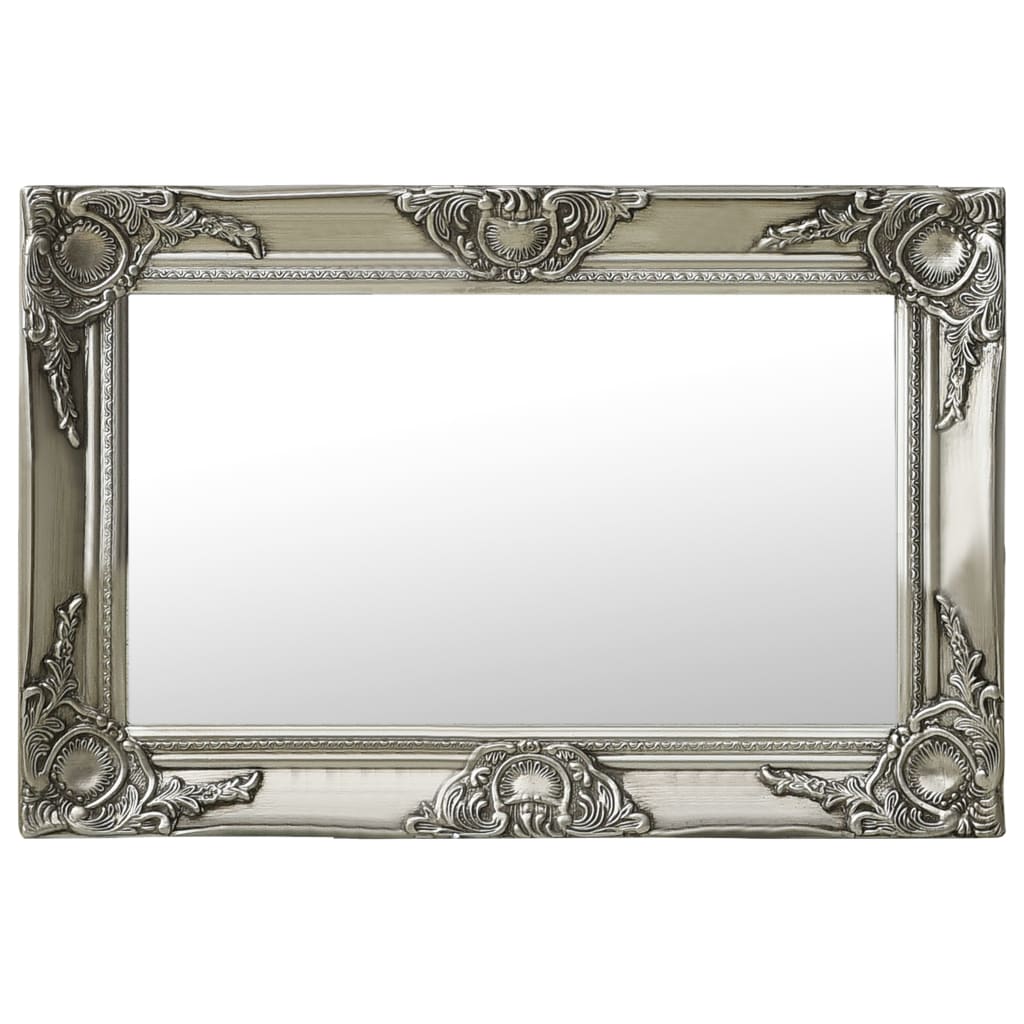 VXL8720286009482_a_en_hd_1.jpg vidaXL Nástenné zrkadlo v barokovom štýle 60x40 cm strieborné – Obrázok 1
