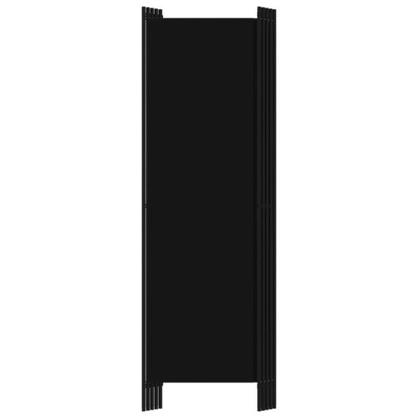 vidaXL 5-panelový paraván čierny 250x180 cm – Obrázok 4