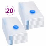 vidaXL Vákuové cestovné úložné vrecká 60x40 cm 20 ks – Obrázok 3