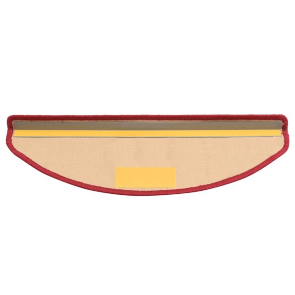 vidaXL Samolepiace nášľapy na schody 15 ks, červené 65x21x4 cm – Obrázok 7
