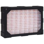 vidaXL Organizér so 64 zásuvkami 52x16x37,5 cm – Obrázok 6