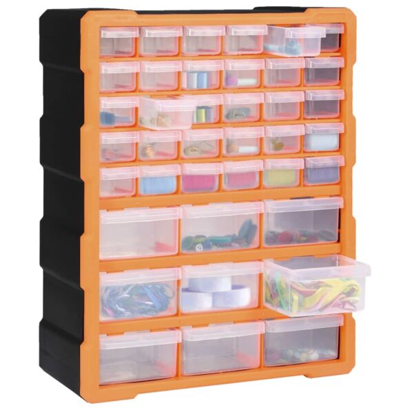vidaXL Organizér s 39 zásuvkami 38x16x47 cm – Obrázok 3