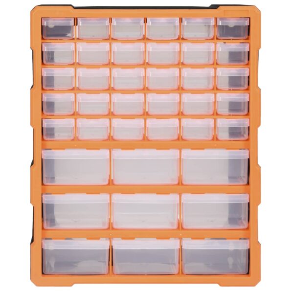 vidaXL Organizér s 39 zásuvkami 38x16x47 cm – Obrázok 4