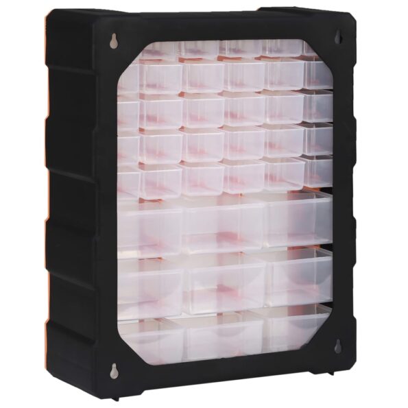 vidaXL Organizér s 39 zásuvkami 38x16x47 cm – Obrázok 6