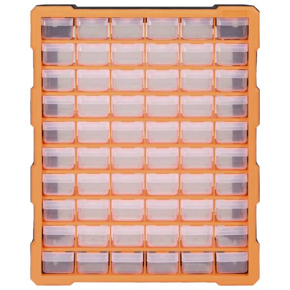 vidaXL Organizér so 60 zásuvkami 38x16x47,5 cm – Obrázok 4