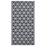 vidaXL Vonkajší koberec ARAKIL čierny 120x180 cm PP – Obrázok 2