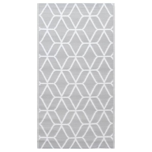 vidaXL Vonkajší koberec ARAKIL sivý 160x230 cm PP – Obrázok 2