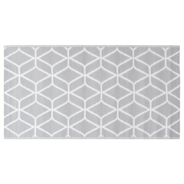 vidaXL Vonkajší koberec ARAKIL sivý 160x230 cm PP – Obrázok 3
