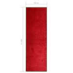 vidaXL Rohožka, prateľná, červená 60x180 cm – Obrázok 6